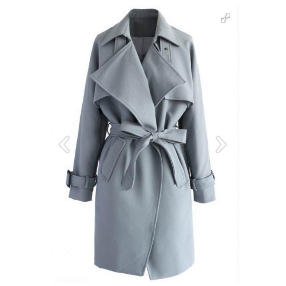 Chicwish - Belted Trench Coat